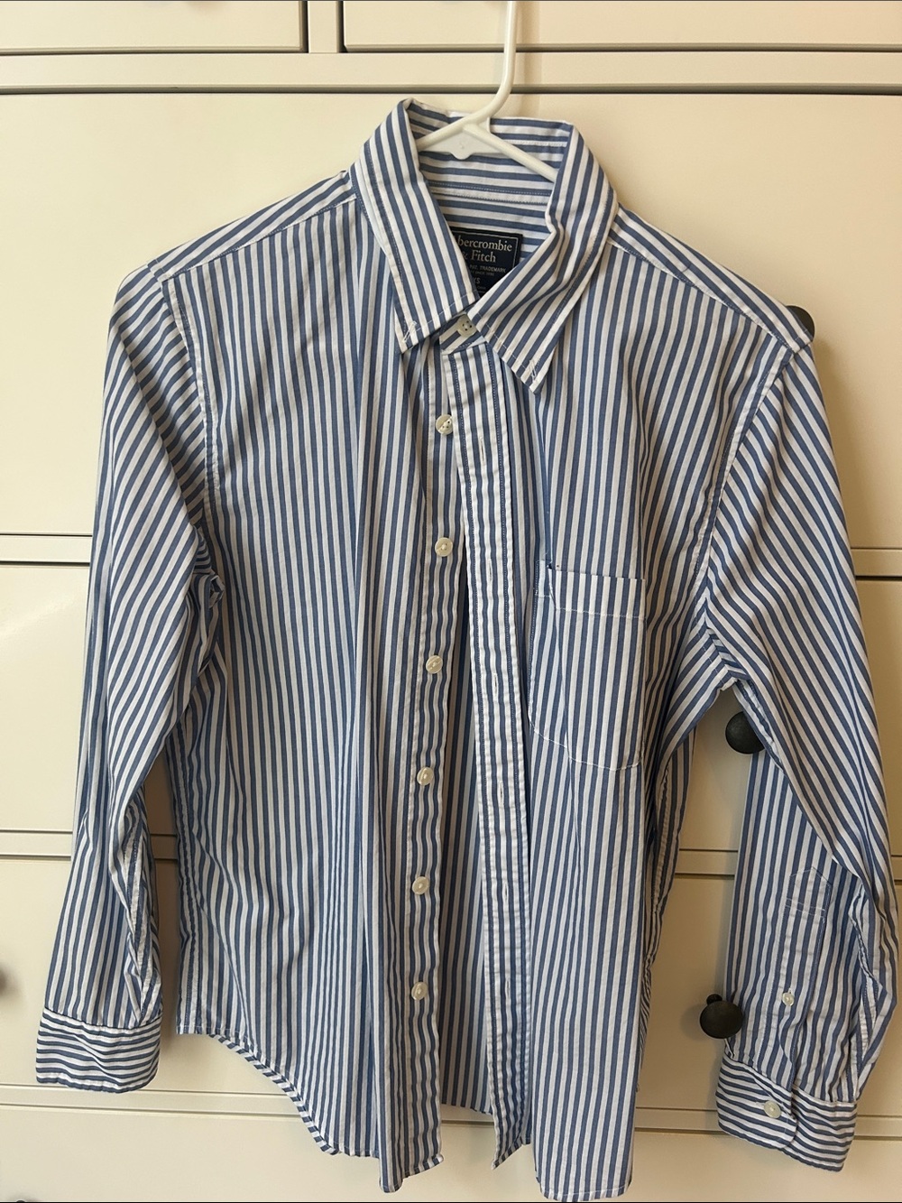 Abercrombie and Fitch, button down collared shirt, extra small